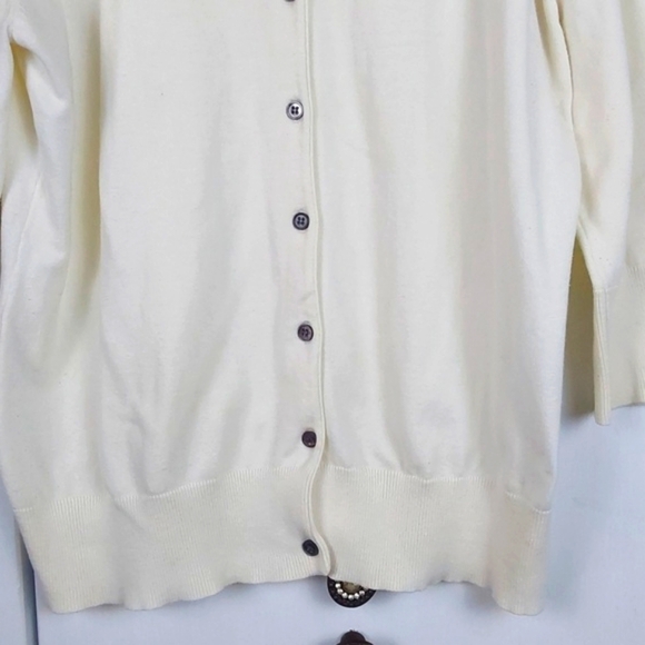 U.S. Polo Assn. Vintage White Cardigan Button Front Polo Pony Preppy Sz.XL - Picture 4 of 9